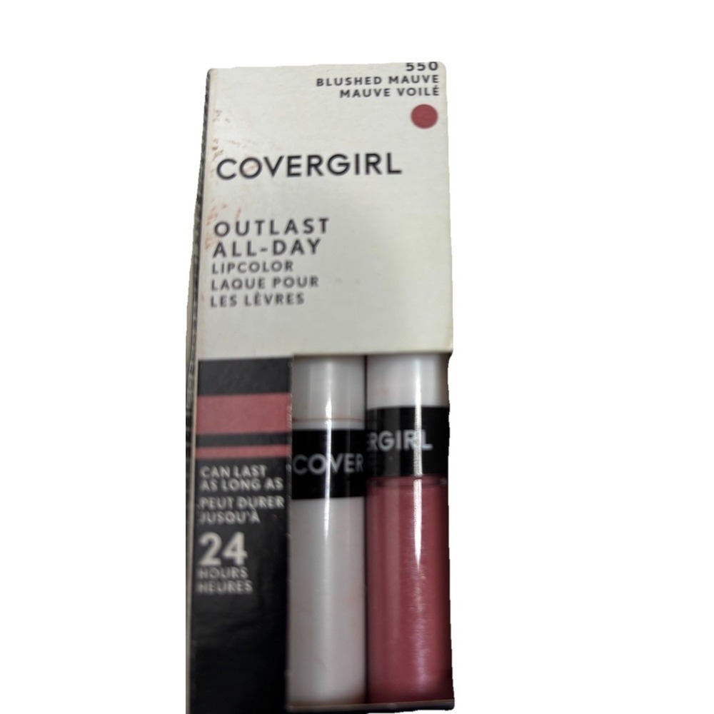 COVERGIRL Outlast All-Day Lip Color #550 Blushed Mauve #577 Spiced Latte 2 pack - Picture 4 of 5